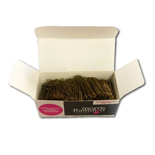 Vista 2 de Morris Flamingo® Horquillas para el cabello marrón 1 Lb. 1-3/4" l