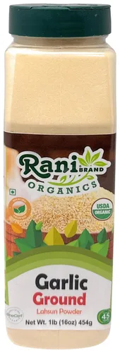 Vista 13 de Ajo granulado Rani (ajo molido grueso) 400 onzas (25 libras) caja a granel de 25.0 lbs ~ Todo natural Apto para gluten Vegano Sin OMG Kosher