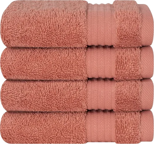 Vista 97 de Cotton Paradise Juego de 6 toallas, 100% algodón suave y absorbente turco para baño, 2 toallas de baño, 2 toallas de mano, 2 toallitas, juego