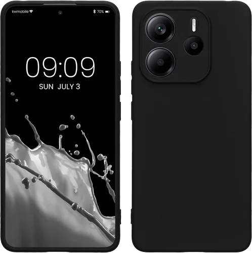 Vista 41 de kwmobile Funda compatible con Xiaomi Redmi Note 9S / 9 Pro / 9 Pro Max - Funda protectora de silicona TPU suave y delgada - Negro mate
