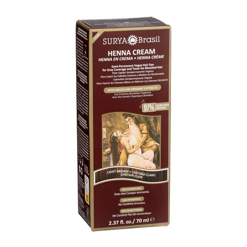 Vista 4 de Surya - Crema de henna dorado marrón