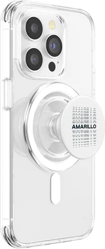 Vista 3 de Minimalist City - USA Modern Amarillo PopSockets MagSafe PopGrip for iPhone