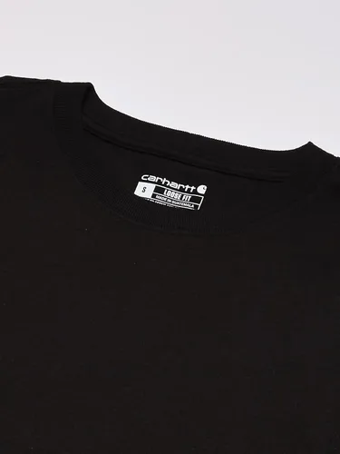 Vista 3 de Carhartt Camiseta resistente de manga larga con logotipo ajuste holgado para hombre