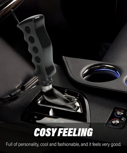 Vista 5 de Zlirfy - Pomo de palanca de cambios de automóvil, perilla de cambio automática, accesorios de automóvil, mango de cuchillo de agarre para automóvil