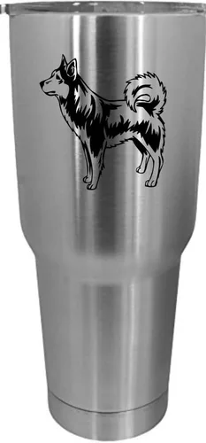 Vista 330 de Cairn Terrier - Vaso grabado con temática de perro, 30 onzas