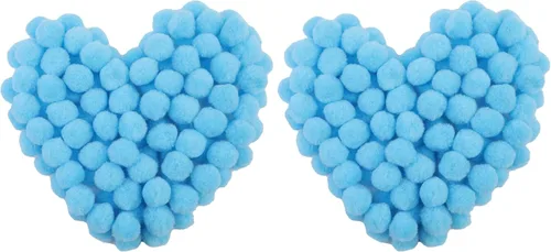 Vista 13 de MORFEN 150 pompones, pompones negros de 1 pulgada, bolas de pompón mullido, pequeños pompones para manualidades, proyectos de manualidades