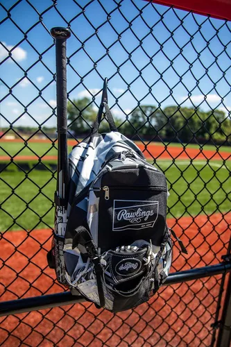 Vista 12 de Rawlings Remix Backpack Equipment Bag T-Ball & Youth Softball Multiple