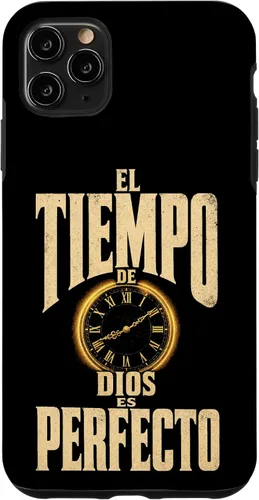 Vista 19 de Fe Cristiana El Tiempo De Dios ES Perfecto Vintage Clock Case for iPhone Air