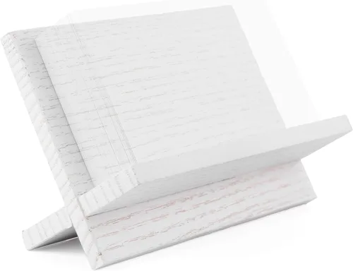 Vista 9 de Juego de 3 tarjeteros para escritorio, soporte para tarjetas pequeñas de madera negra, soporte profesional para tarjetas de presentación, soporte