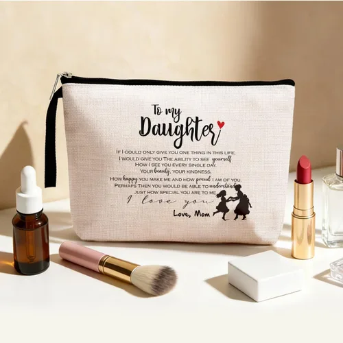 Vista 3 de Regalos divertidos para mamá, esposa, tía, tía, regalos divertidos para mamá, bolsa de maquillaje para amantes de los deportes, mamá, mamá, madre