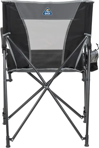 Vista 5 de GCI Outdoor Silla Eazy, silla plegable de camping para adultos Negro