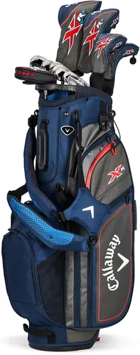 Vista 2 de Callaway 2023 XR - Juego completo de 13 piezas (azul/rojo, derecho, grafito, claro)