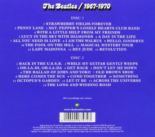 Vista 2 de The Beatles: 1967-1970 The Blue Album Audio