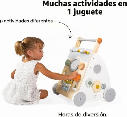 Vista 4 de Janod - Sweet Cocoon - Andador multiactividad para bebés - 12 meses +