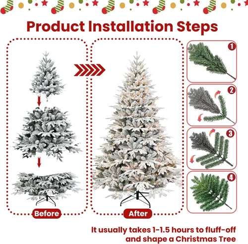 Vista 2 de 7.5ft Automatic Artificial Christmas Tree