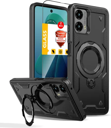 Vista 37 de Funda magnética para Google Pixel 9A compatible con cargador inalámbrico MagSafe, para Pixel 9A, funda de teléfono integrada de 360 °, con 2