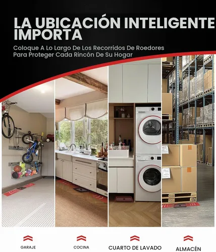 Vista 4 de Wowcatch Trampas adhesivas para ratones para interiores para el hogar, paquete de 12 trampas de pegamento para cucarachas, arañas, lagartos