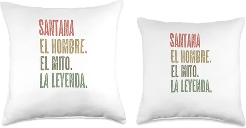 Vista 3 de SANTANA - El Hombre El Mito La Leyenda Nombre Camisa - Throw Pillow