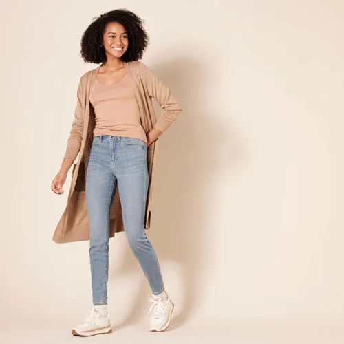 Vista 6 de Tienda Essentials Camiseta de tirantes ajustada para mujer, paquete de 2