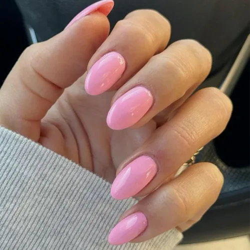 Vista 41 de modelones Uñas cortas a presión, kit de uñas postizas ovaladas