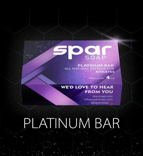 Vista 7 de Spar Soap Barra de platino (4 onzas), árbol de té de lavanda, propiedades antifúngicas, para BJJ, MMA, luchadores, Grapplers, hombres y mujeres