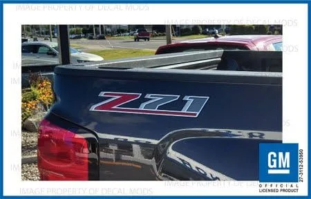 Vista 2 de Z71 - Adhesivos adhesivos para camioneta Chevy Silverado - F (2014-2017) Bedside (juego de 2) FG4T0