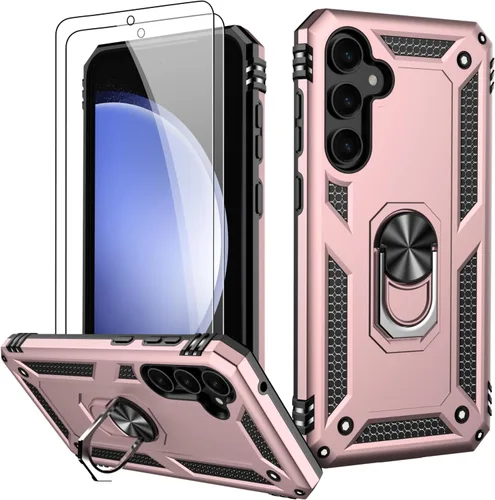 Vista 22 de LUMARKE Funda para Galaxy S8, pasa 16 pies, probada contra caídas con soporte de anillo magnético, compatible con soporte de montaje de automóvil
