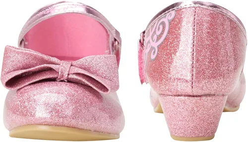 Vista 3 de Disney Princess Shoes - Zapatos de tacón bajo con purpurina Mary Jane niñoniña pequeña