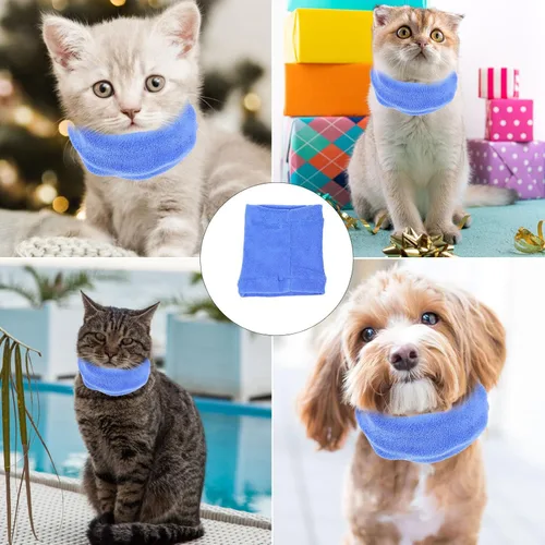 Vista 7 de Mipcase Orejeras de aseo para gatos y perros, orejeras portátiles para perros, sudaderas con capucha para perros y gatos, orejeras multifunción