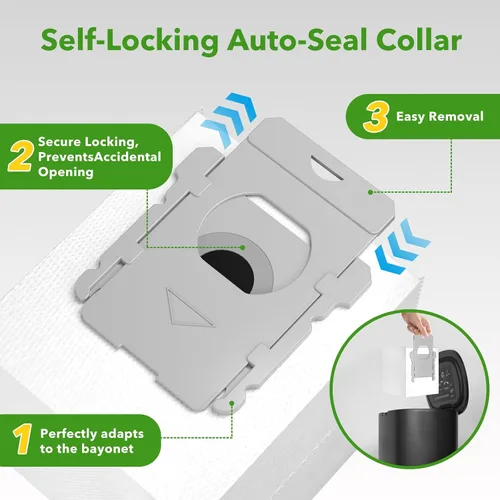 Vista 6 de Paquete de 20 bolsas de vacío para iRobot Roomba i7 i7+ i8 i8+ i3 i3+ i4 i4+ i6 i6+ j7 j7+ s9 s9+, s9plus, I & S & J Series Clean Base Bolsas