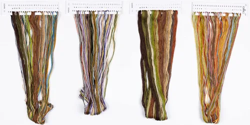 Vista 6 de Thea Gouverneur - Kit de punto de cruz contado - Naturaleza muerta con un jarrón de alabastro - Aida Black - 18 unidades - para adultos - Hilos