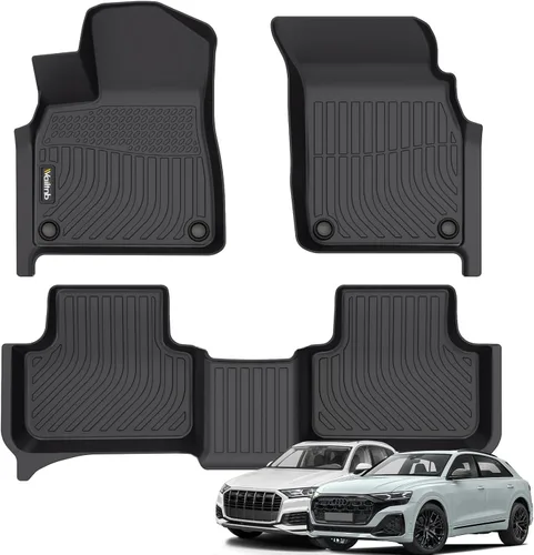 Vista 15 de Tapetes de piso para todo clima y forro de carga con respaldo para Chevrolet Suburban de 7 asientos 2021-2025 / GMC Yukon XL de 7 asientos