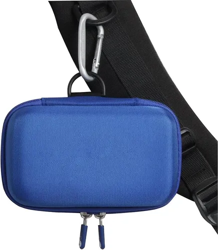 Vista 6 de Hermitshell Estuche de viaje para EASEGMER Kids Handheld Game Reproductor de videojuegos portátil (azul)