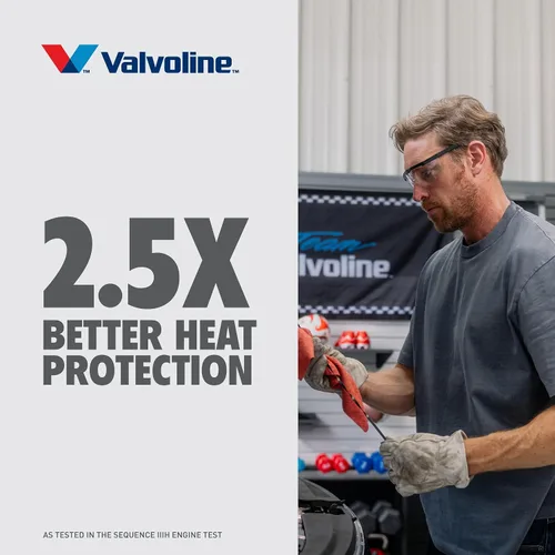Vista 14 de Valvoline SynPower Full aceite sintético para motor, 1 Cuarto de galón, Ambar