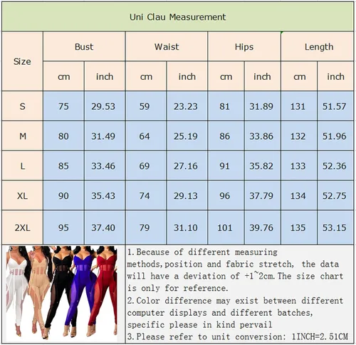Vista 5 de Uni Clau Overol sexy de una pieza con tirantes delgados para mujer, overol de malla con retazos traslúcidos, pantalones largos para fiesta, club