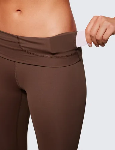 Vista 4 de CRZ YOGA - Leggings de yoga con longitud de 78 para mujer, sensación de desnudez, pantalones ajustados con cintura alta, entrepierna de 25pulgadas