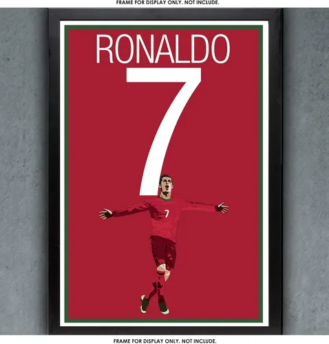 Vista 3 de Póster Cristiano Ronaldo - Portugal Art