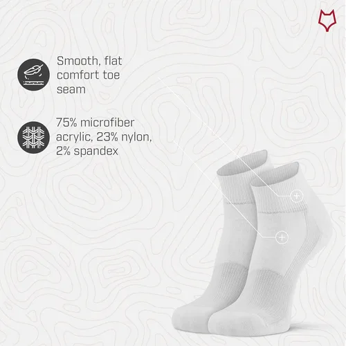 Vista 4 de FoxRiver Wick Dry Walker - Calcetines deportivos para mujer