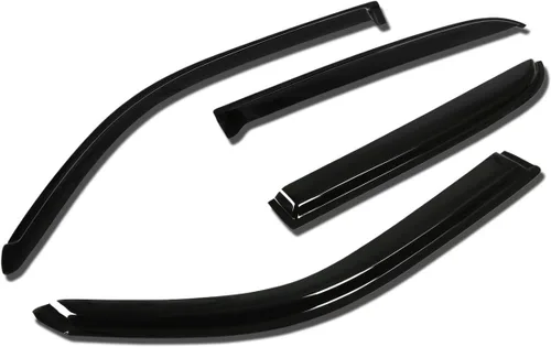 Vista 13 de Auto Dynasty 4 viseras adhesivas para ventana compatibles con Avalon de 4 puertas 2000 2001 2002 2003 2004 2000-2004, deflector protector de lluvia