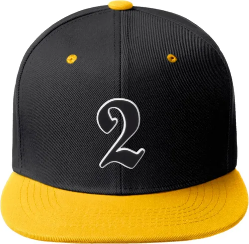 Vista 625 de Daxton Gorra clásica con visera de billete plano con letras del alfabeto inglés antiguo de la A a la Z