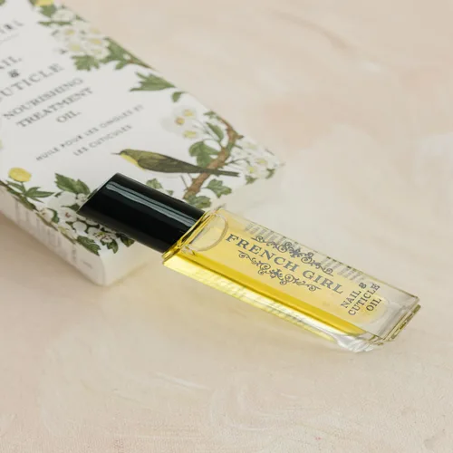 Vista 2 de French Girl - Aceite de uñas y cutículas, fortalecedor hidratante y tratamiento de crecimiento, suavizante de cutículas, aceite de crecimiento