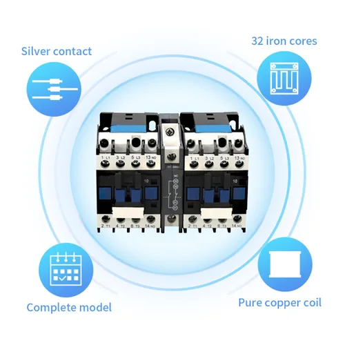 Vista 2 de ATO Contactor de CA de enclavamiento mecánico de 9 amperios Contactor de 3 polos/4 polos Contactores de motor Contactores eléctricos