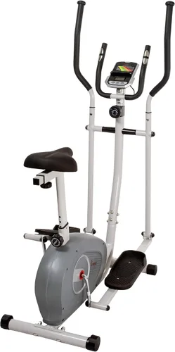 Vista 9 de Sunny Health & Fitness Elliptical and Bike Exercise Machine, Ultra Silent Adjustable Resistance Levels Cross Trainer for Home Gym with Pulse Rate