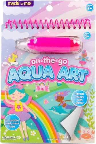 Vista 12 de Horizon Group USA Bluey Aqua Art - Hojas de actividad reutilizables con revelación de agua y bolígrafo de agua para dibujo y coloreado sin manchas