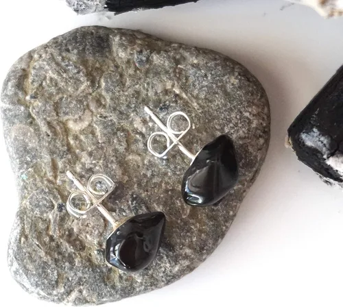Vista 43 de Pendientes de tuerca de cristal de piedra natal aleternativa para mujer y hombre