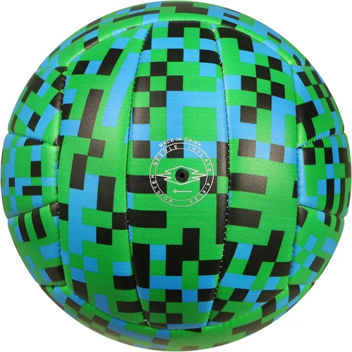 Vista 9 de Volleyball Size 5 - Soft PU Leather Indoor/Outdoor Ball for Training & Games, Mosaic Design, Ideal for Beginners, Teens & Adults