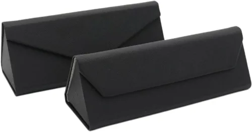 Vista 41 de Real Sic Funda para lentes de sol para hombres y mujeres, soporte magnético plegable para lentes de sol, inspirado en el color sólido