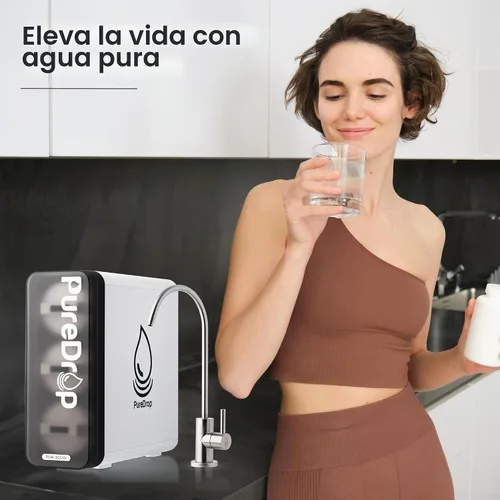 Vista 8 de PureDrop Sistema de filtro de agua para debajo del fregadero sin tanque
