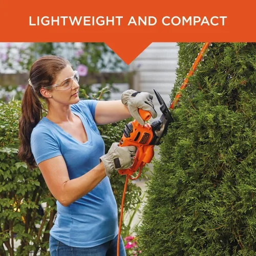 Vista 3 de BLACK+DECKER Cortasetos eléctrico, 17 pulgadas (BEHT150)