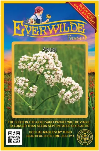 Vista 4 de Everwilde Farms - Semillas de hierbas de anís de 1 onza - Gold Vault